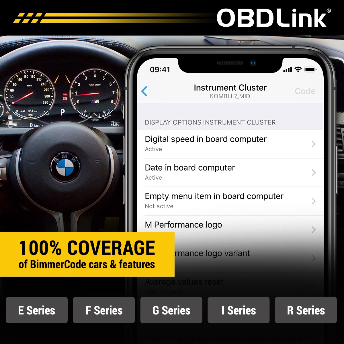 OBDLink CX voertuigdekking
