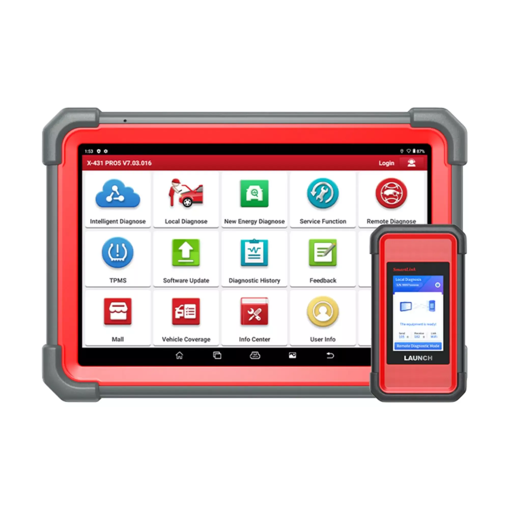 Launch X-431 PRO5: Advanced diagnostic tool with Pass-Thru support 