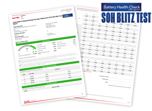 Autel SOH Blitz accu battery test