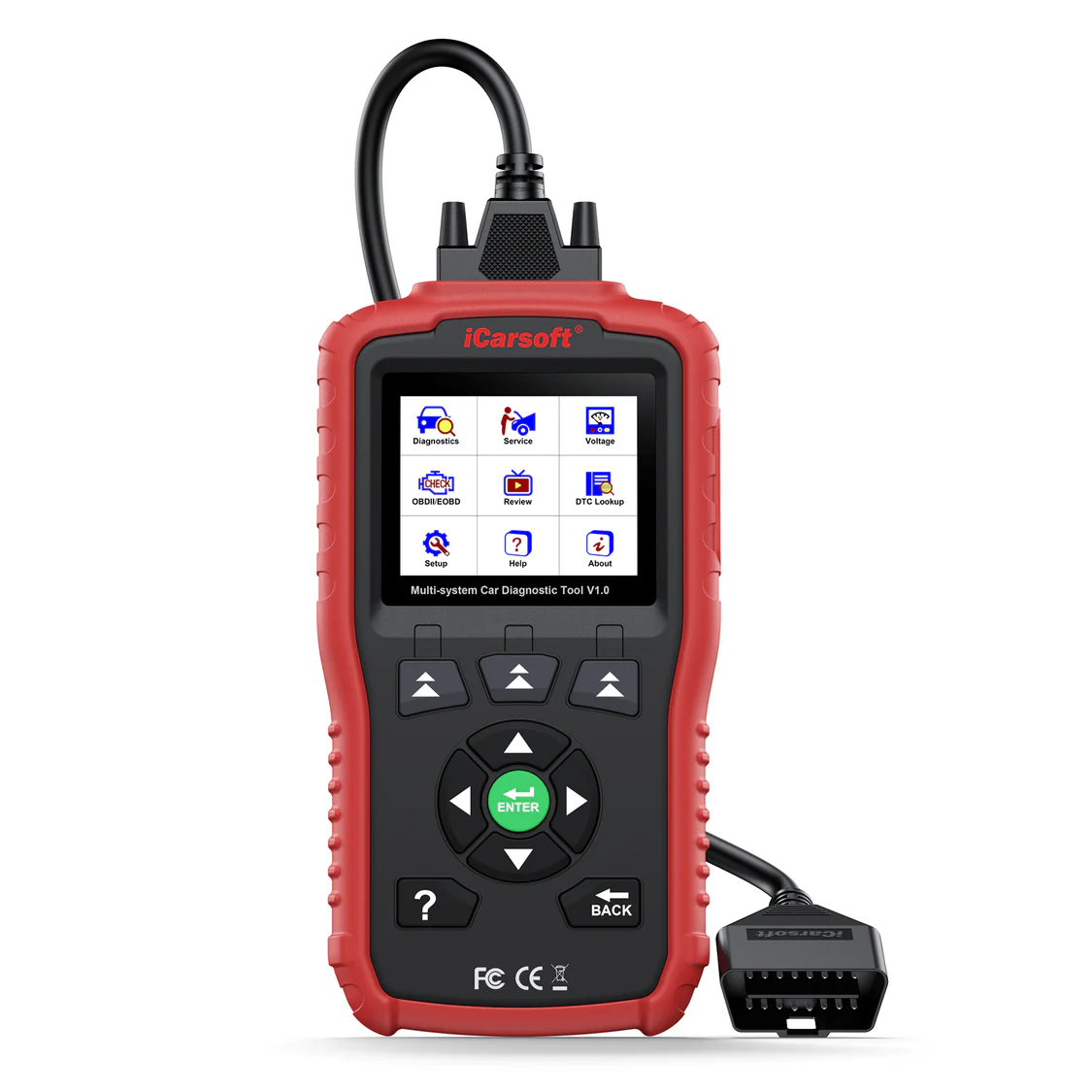 ICarsoft Vol V4.0 Scanner OBD2 Bidirezionale Per Volvo E Saab – Diagnosi Completa, Reset Servizi, Aggiornamenti A Vita